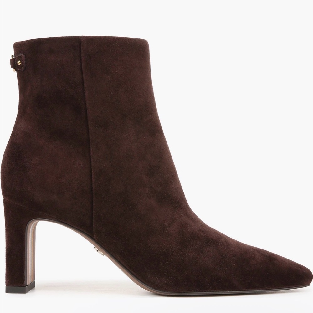 Sam Edelman Saige Dark Brown Suede Boots